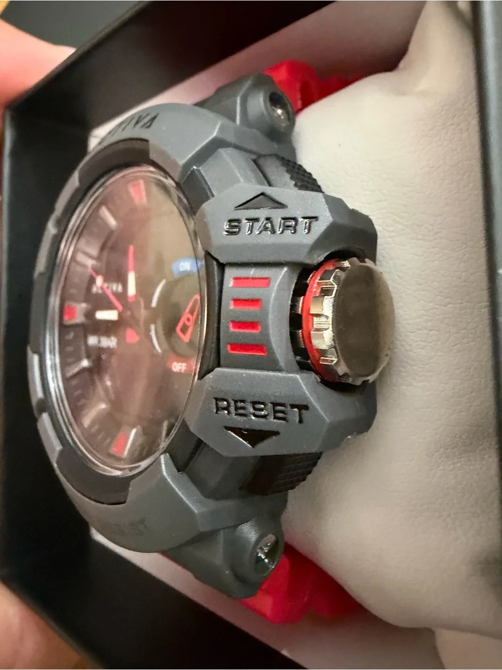 Invicta Activa Vord Black and Red Digital-Analog Sports Watch